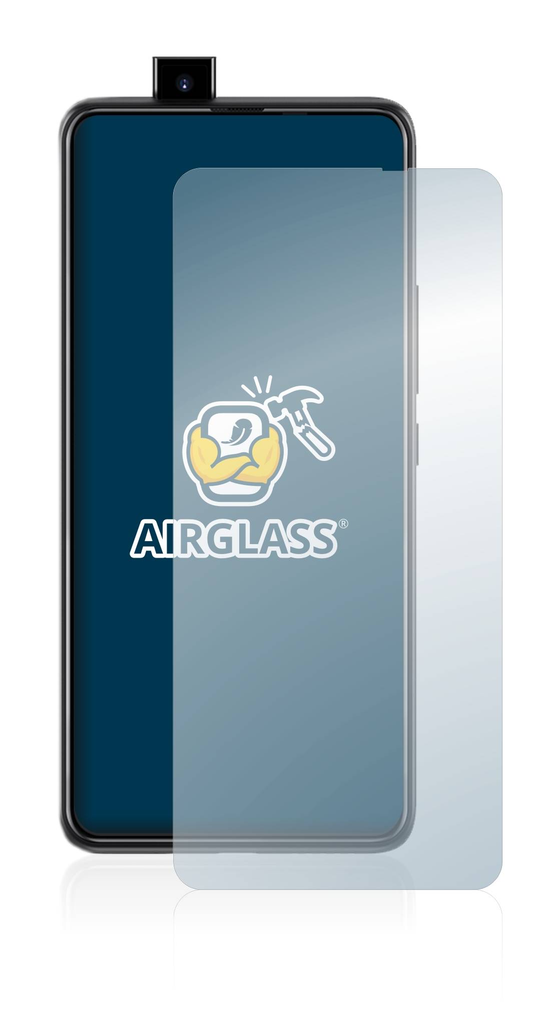 BROTECT AirGlass Flexible Schutz Glas Folie für Umidigi S5 Pro Klar Transparent