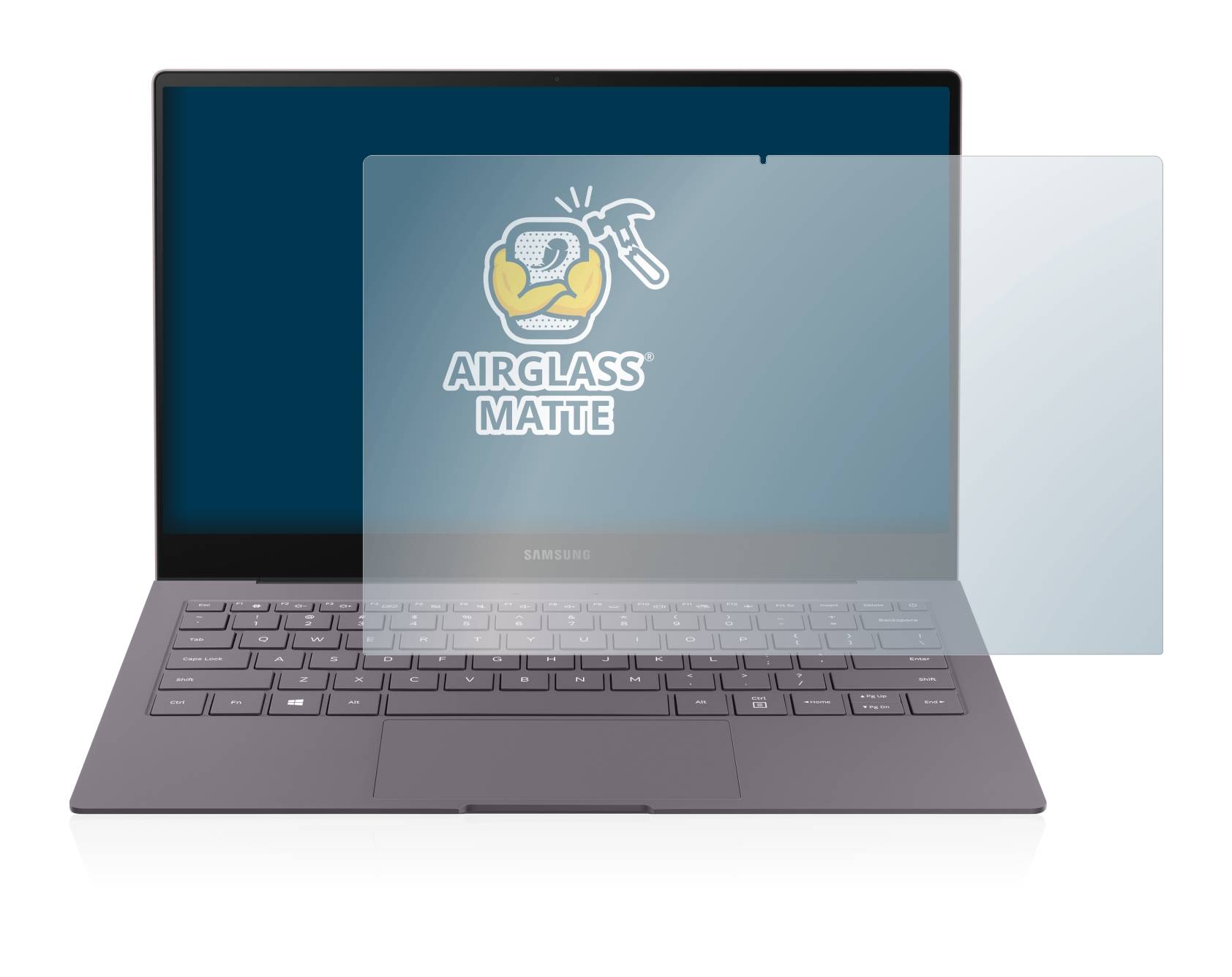 BROTECT AirGlass Matte Schutzglas Folie für Samsung Galaxy Book