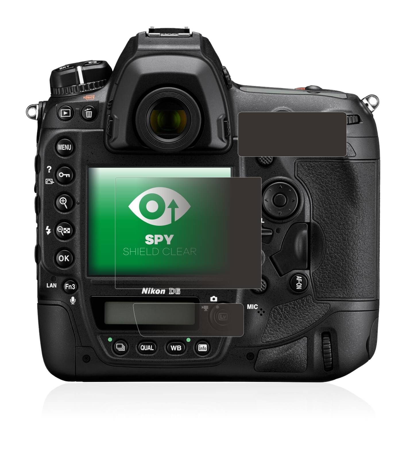 upscreen Spy Shield Clear Premium Blickschutzfolie für Nikon