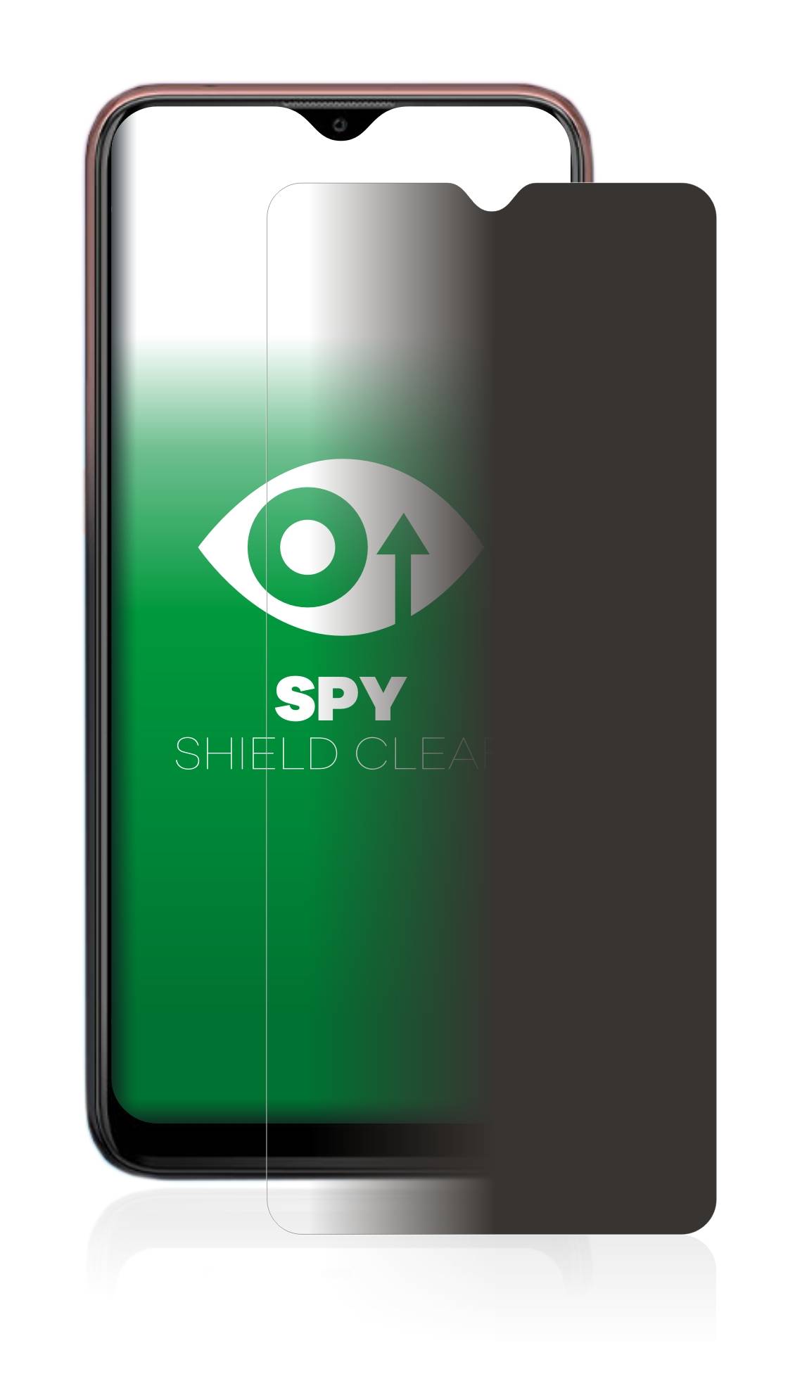 upscreen Blickschutzfolie für Wiko View 4 Lite Anti-Spy Privacy Blaulichtschutz Sichtschutzfolie