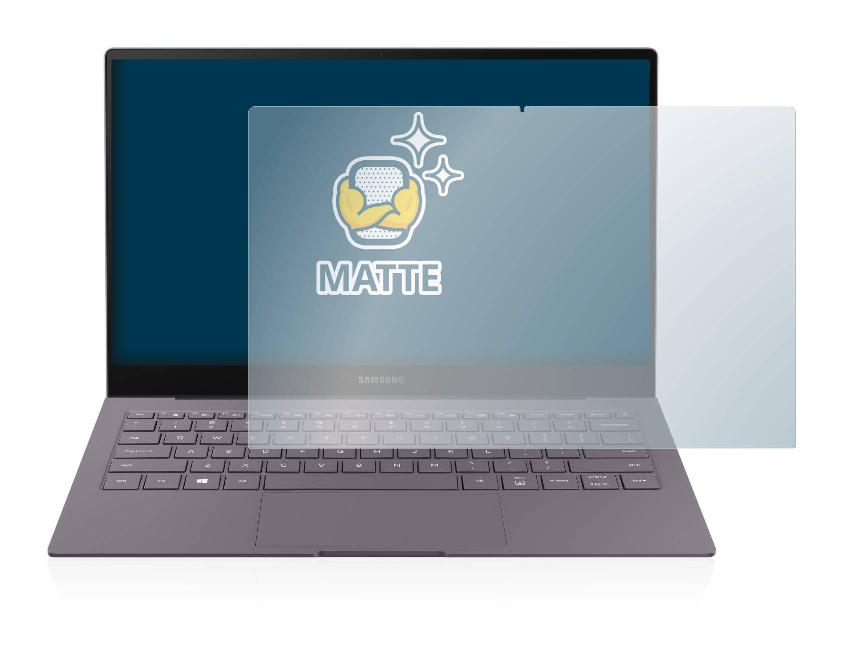 BROTECT Schutzfolie für Samsung Galaxy Book S Folie Matt Entspiegelt
