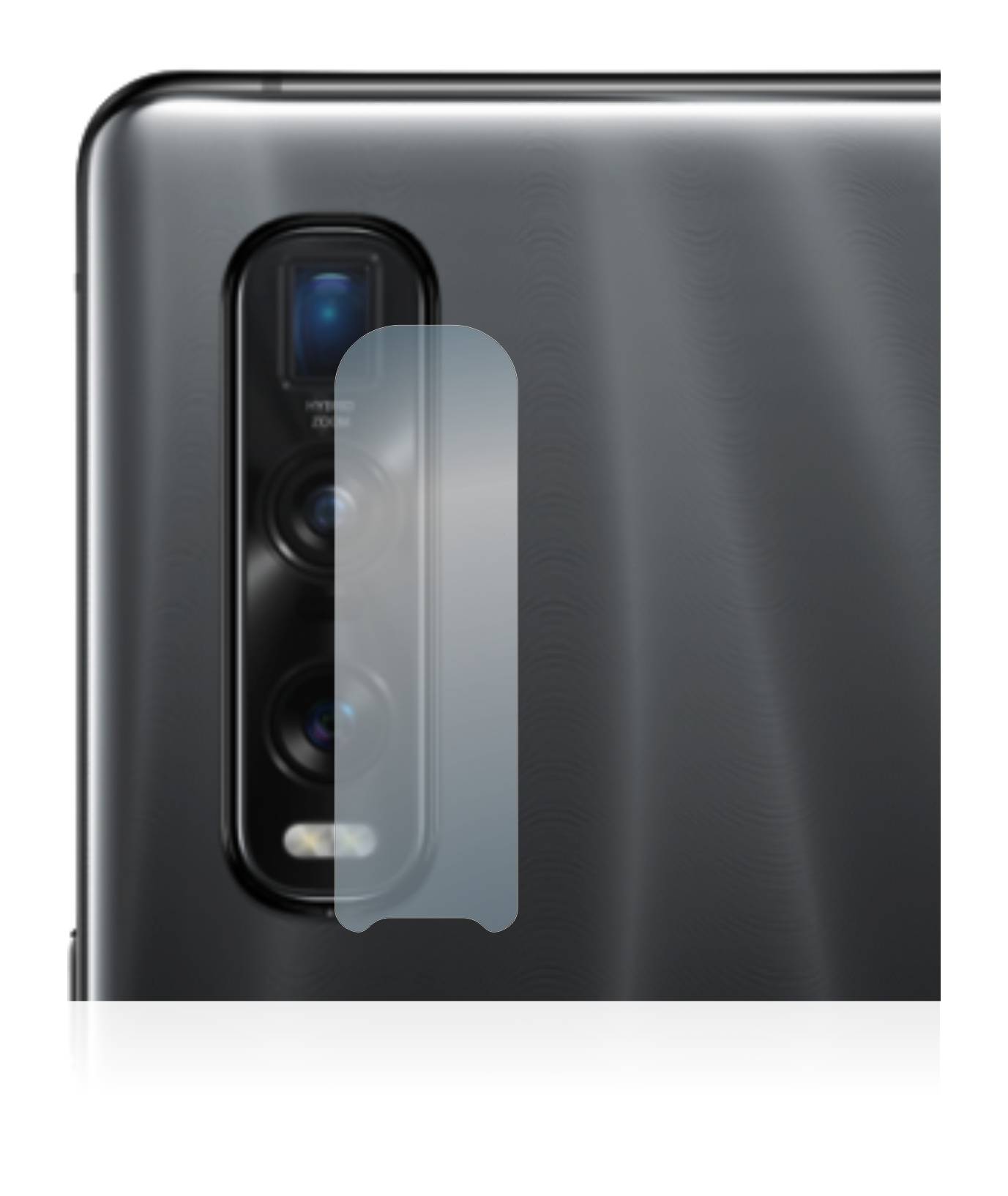 BROTECT AirGlass Flexible Schutz Glas Folie für Oppo Find X2 Pro (NUR Kameraschutz) Klar Transparent