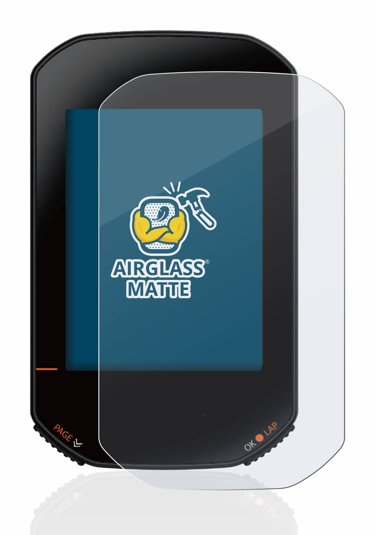 BROTECT AirGlass Flexible Schutz Glas Folie für Bryton Rider 420 Matt Entspiegelt