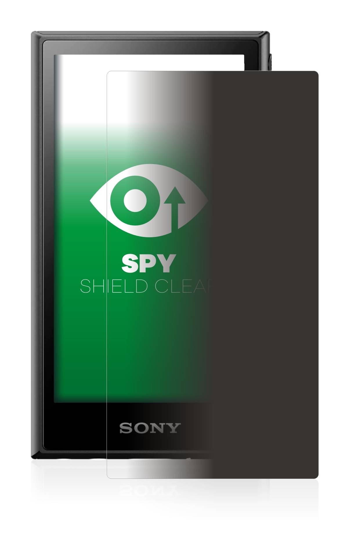 upscreen Spy Shield Clear Premium Blickschutzfolie für Sony Walkman