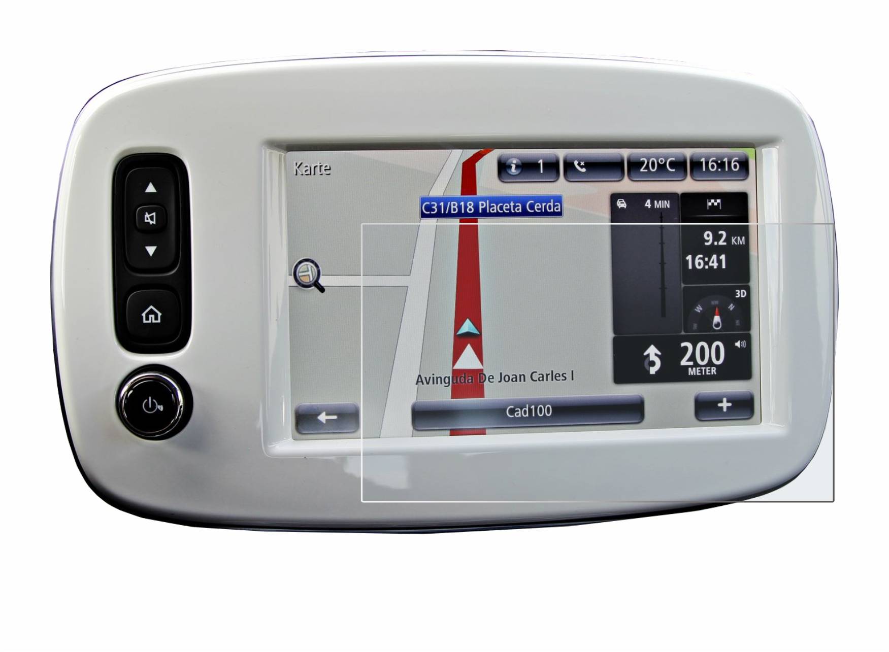 upscreen Reflection Shield Matte Premium Displayschutzfolie für TomTom Smart 453