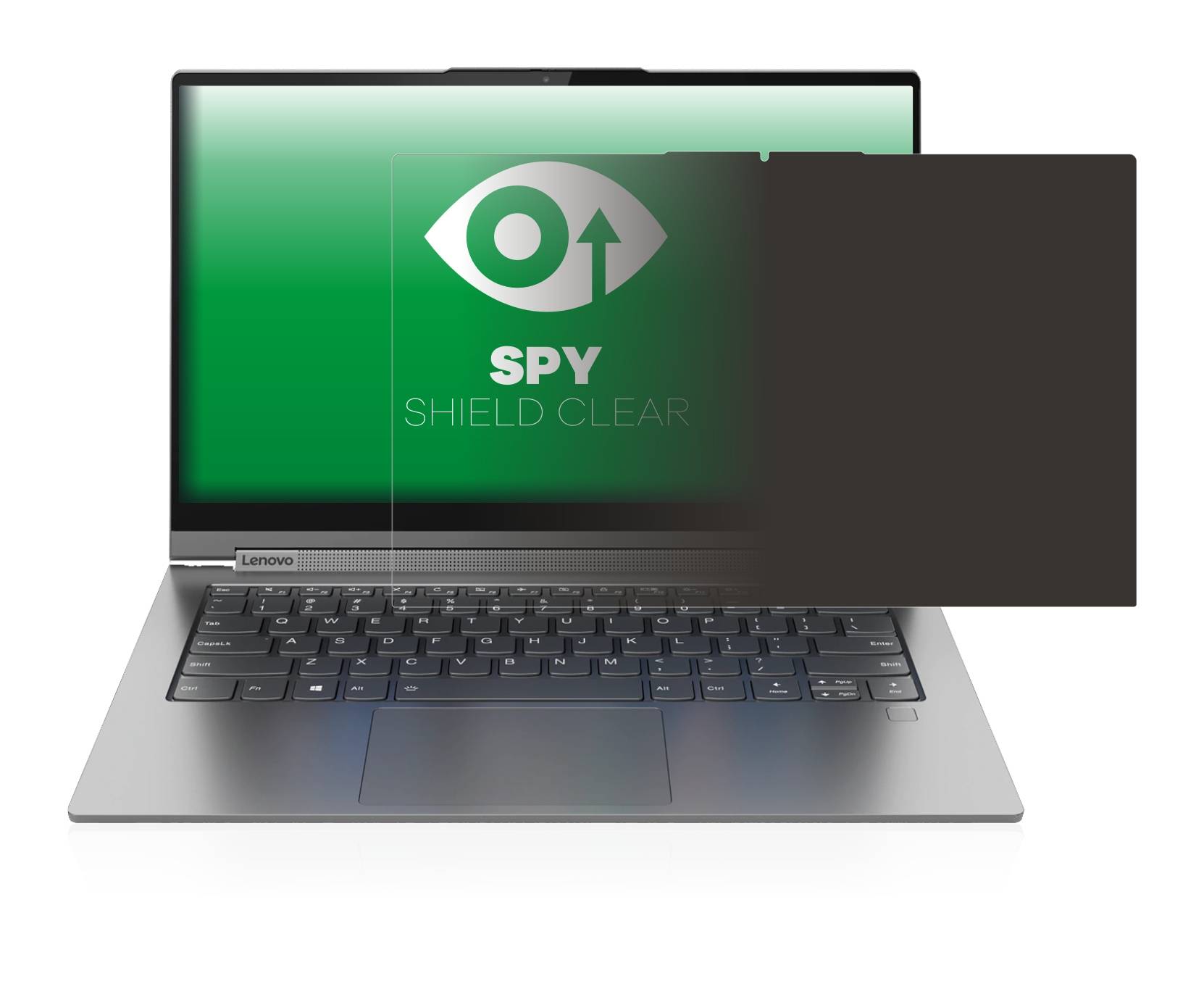 upscreen Blickschutzfolie für Lenovo Yoga C940 14" 2-in-1 Anti-Spy Privacy Blaulichtschutz Sichtschutzfolie