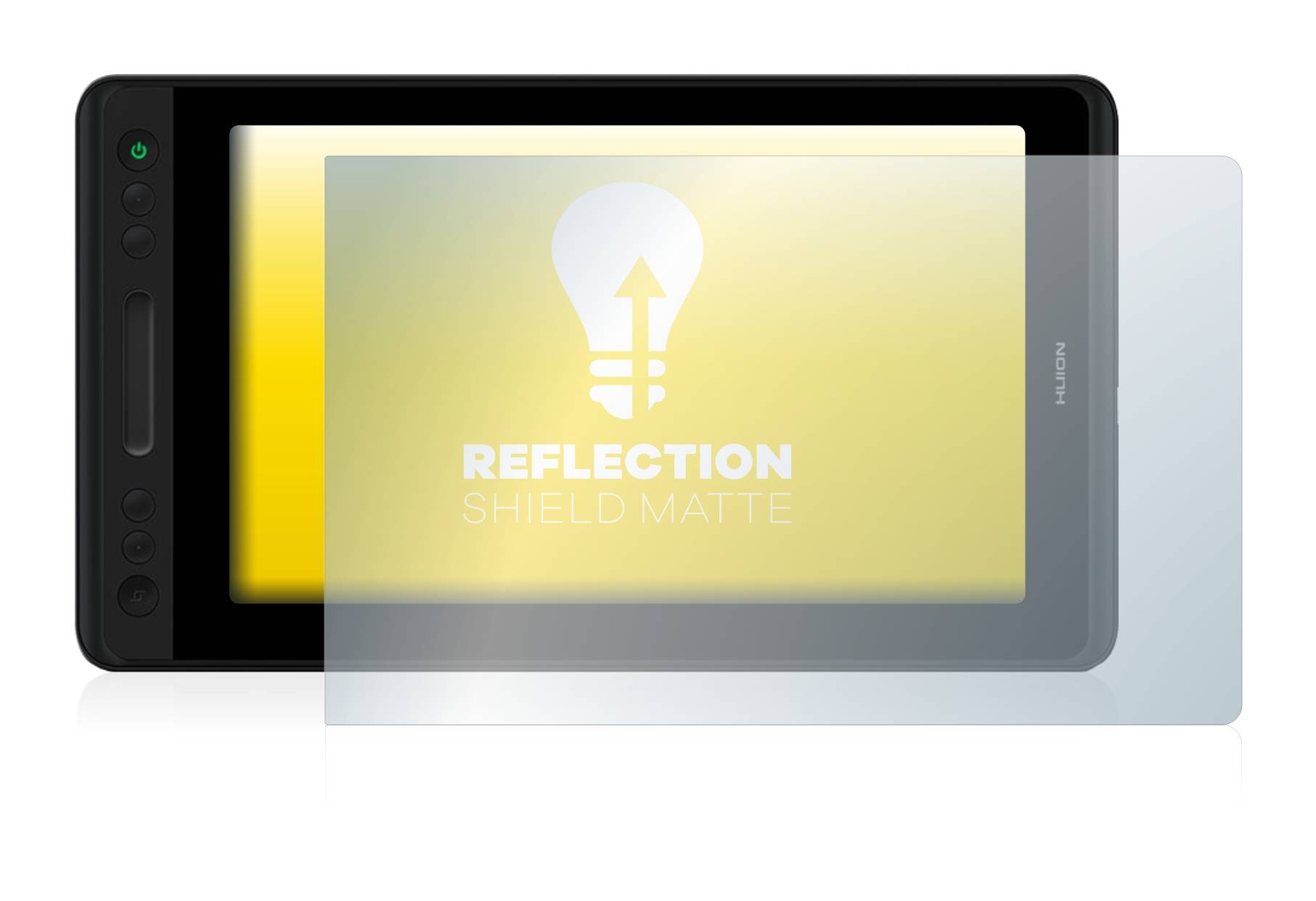 upscreen Reflection Shield Matte Premium Displayschutzfolie für Huion Kamvas Pro