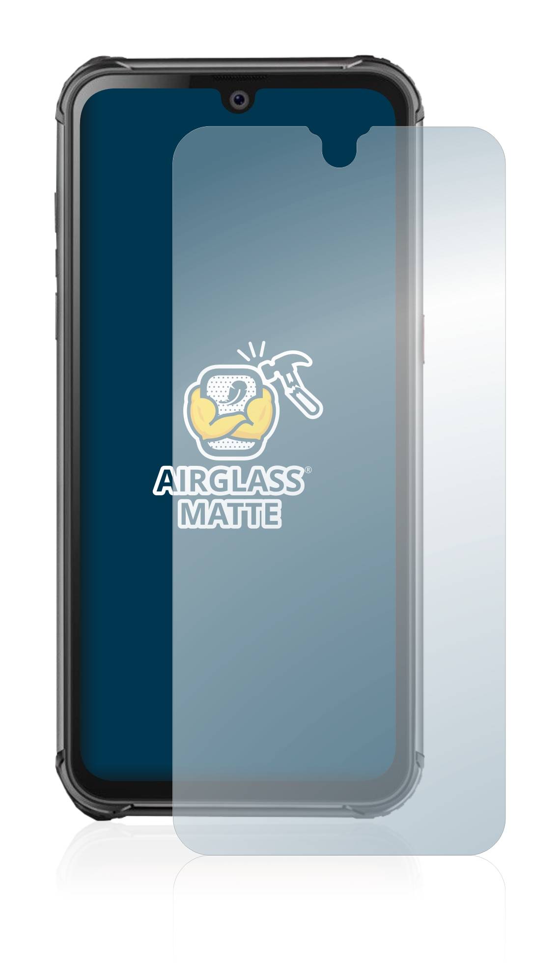 BROTECT AirGlass Flexible Schutz Glas Folie für Blackview BV9800 Pro Matt Entspiegelt