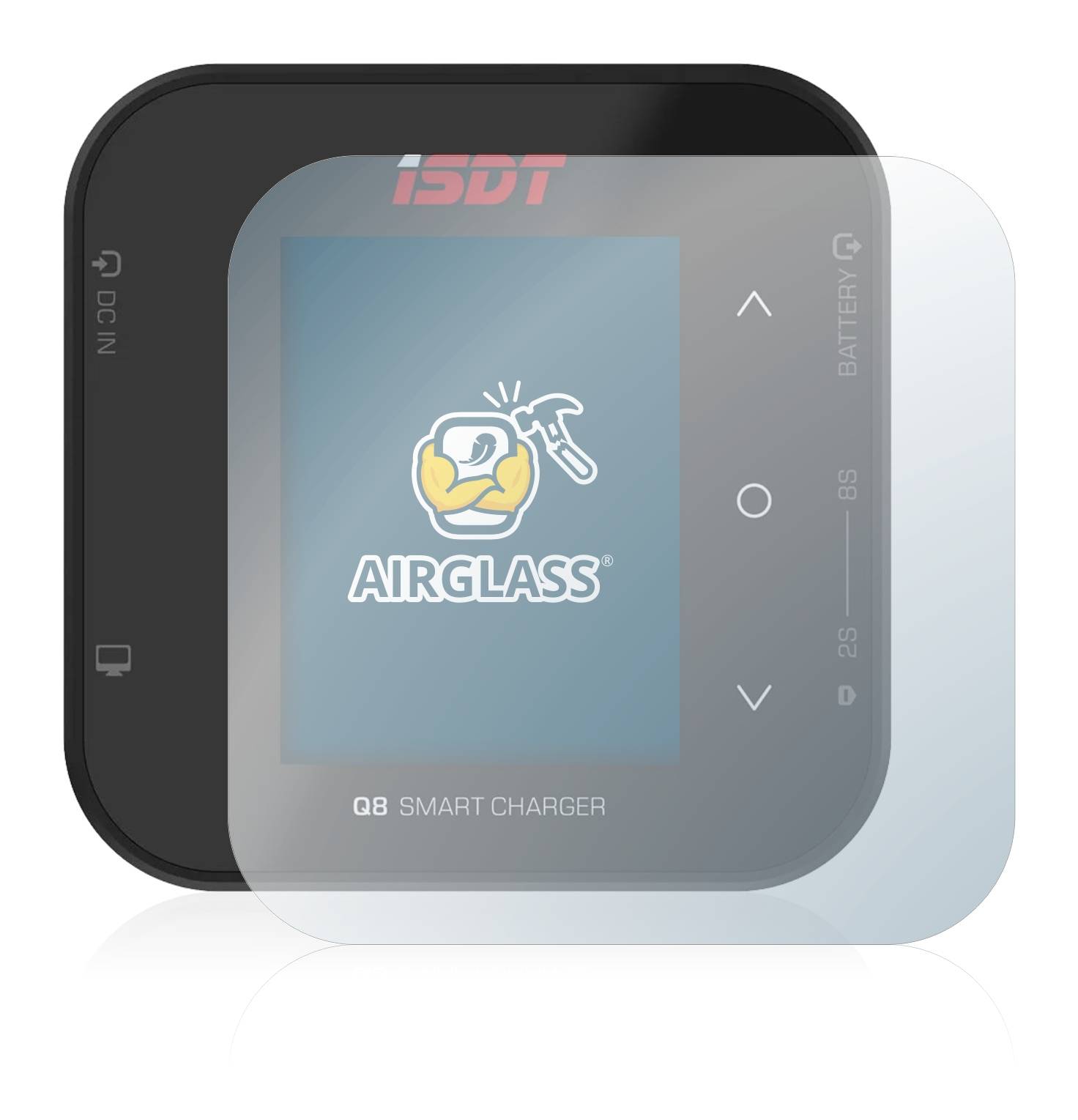 BROTECT AirGlass Flexible Schutz Glas Folie für ISDT Q8 Klar Transparent