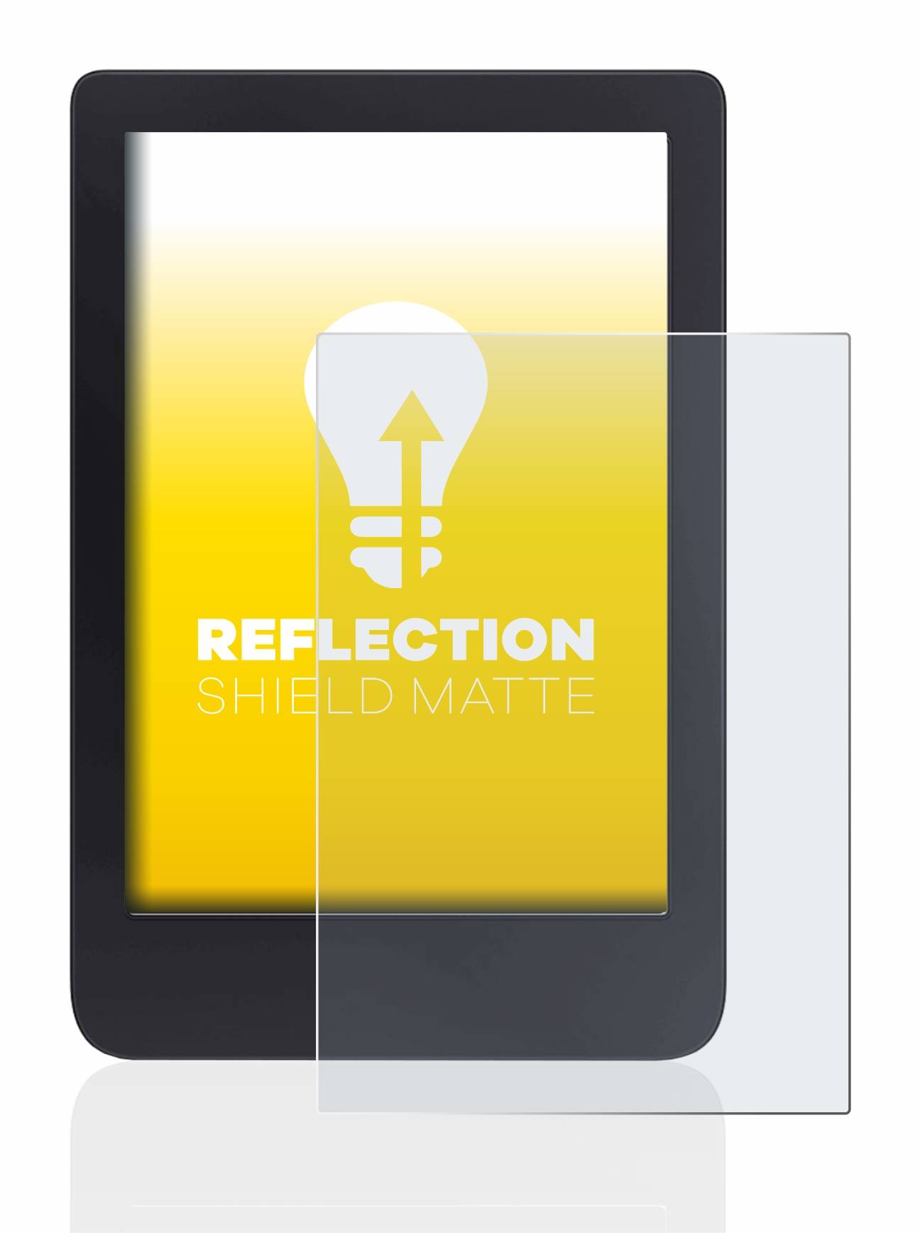upscreen Reflection Shield Matte Premium Displayschutzfolie für Tolino Shine