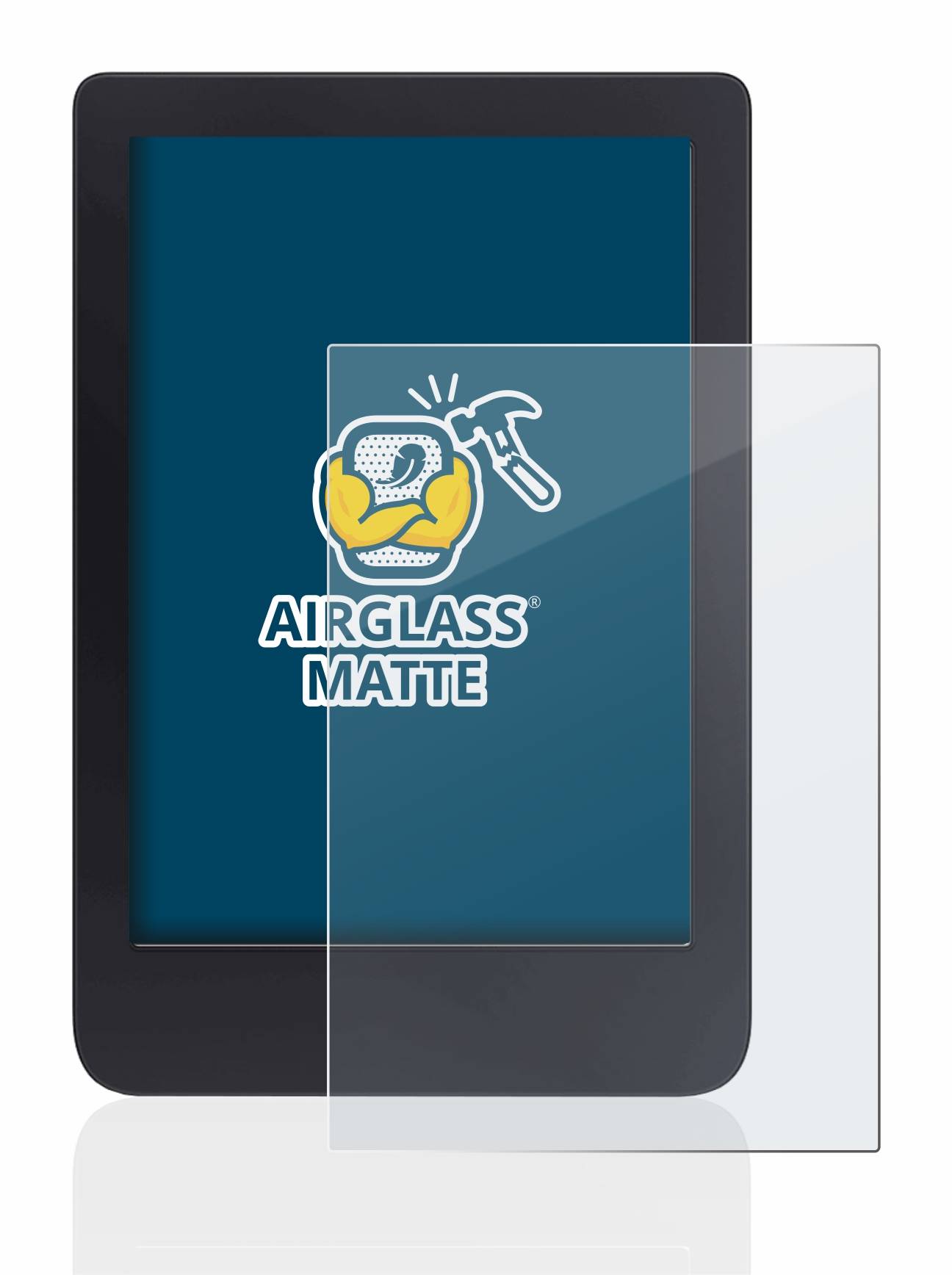BROTECT AirGlass Flexible Schutz Glas Folie für Tolino Shine 3 Matt Entspiegelt
