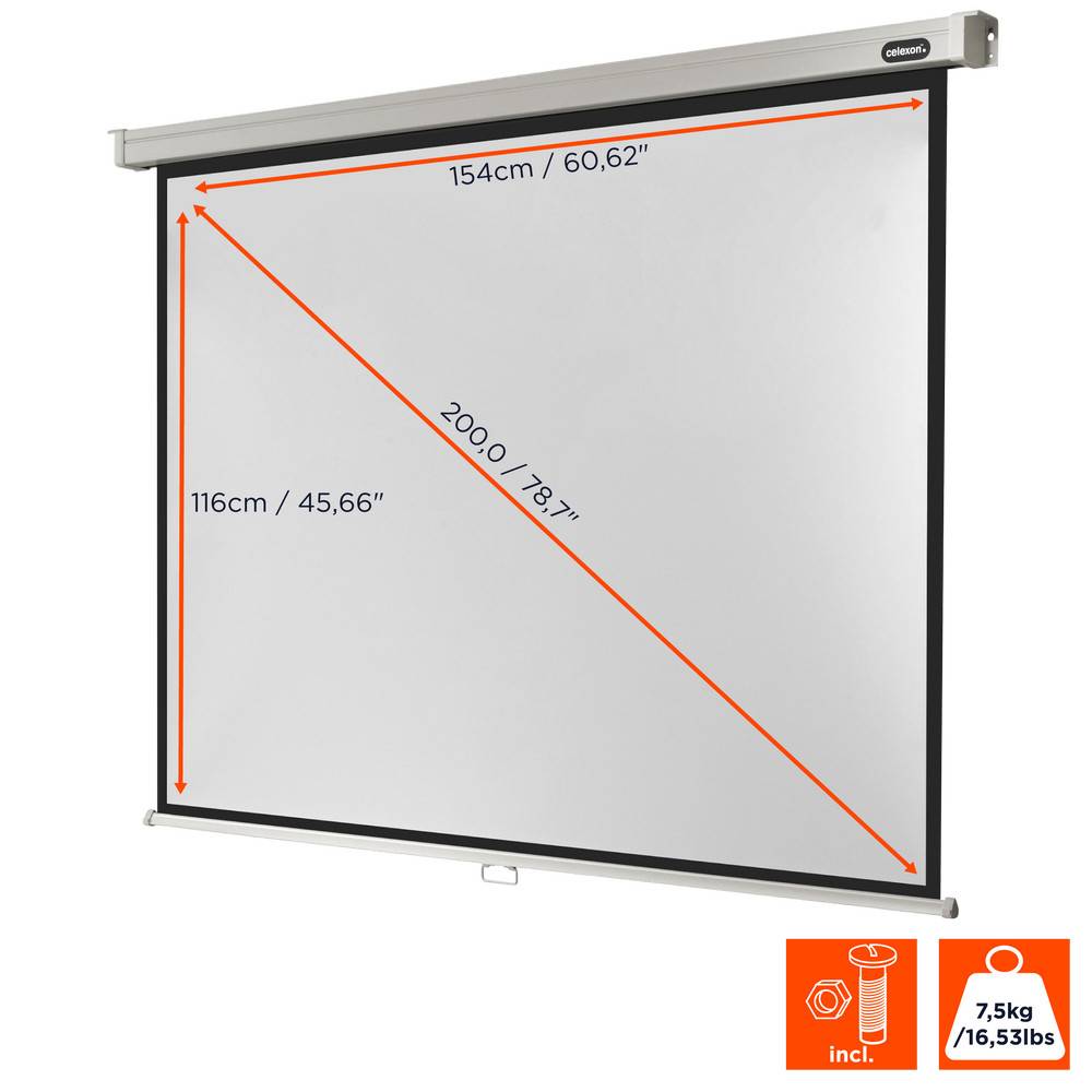 Celexon Rollo Professional 1090049 Rolloleinwand Bildformat: 4:3