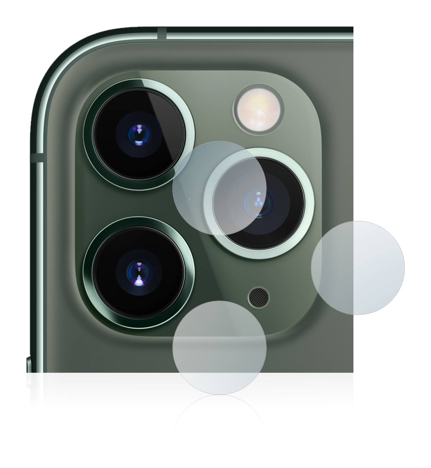 upscreen Schutzfolie für Apple iPhone 11 Pro Max (NUR Kameraschutz) Kratzschutz Anti-Fingerprint Klar