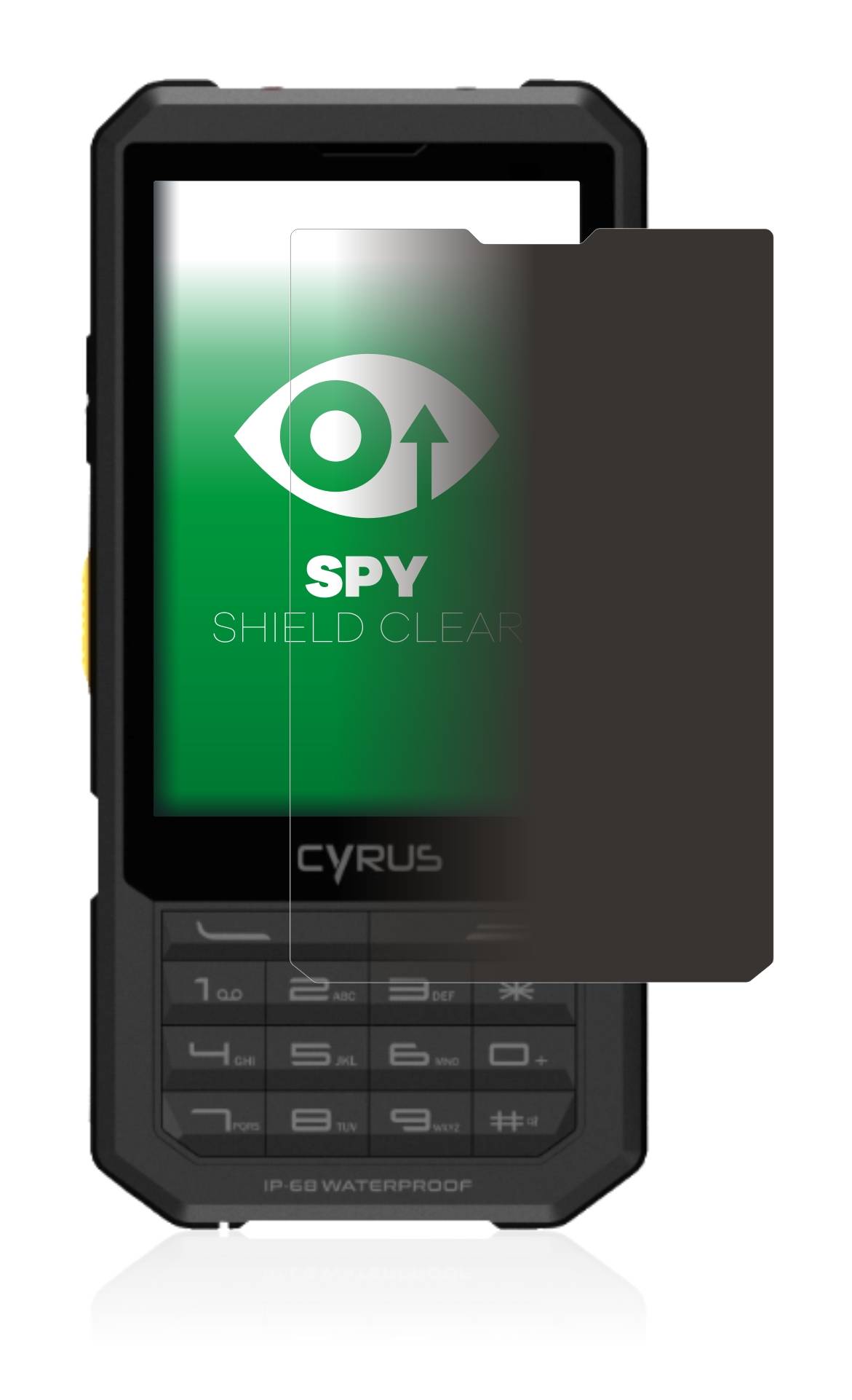 upscreen Blickschutzfolie für Cyrus CM 17 Hybrid Anti-Spy Privacy Blaulichtschutz Sichtschutzfolie