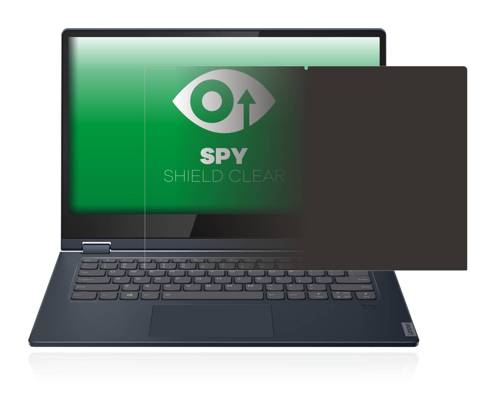 upscreen Spy Shield Clear Premium Blickschutzfolie für Lenovo IdeaPad C340