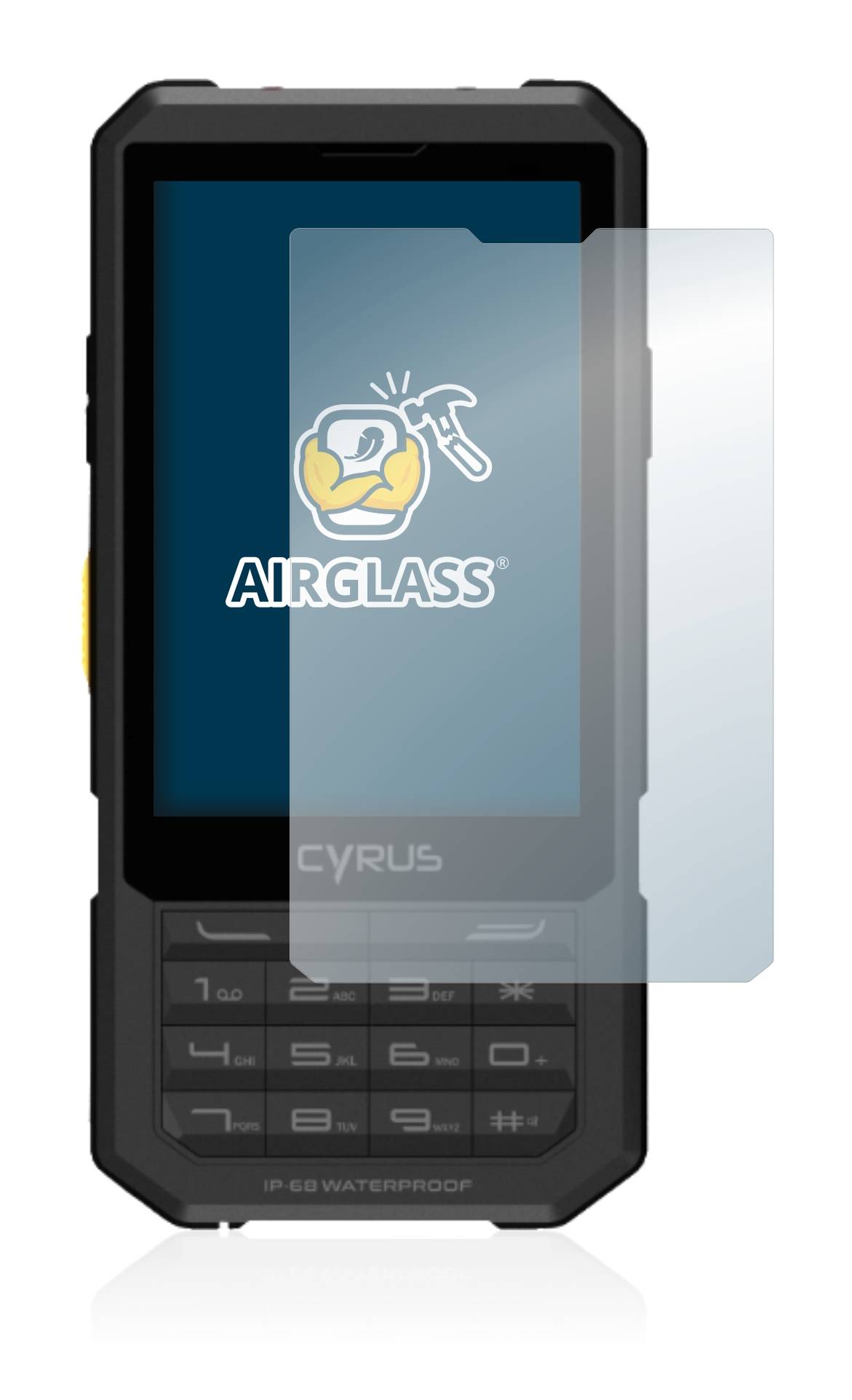 BROTECT AirGlass Flexible Schutz Glas Folie für Cyrus CM 17 Hybrid Klar Transparent