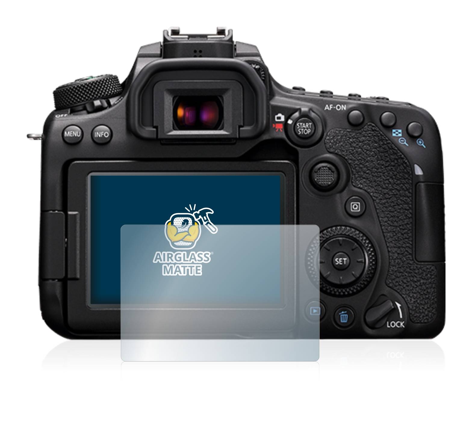 BROTECT AirGlass Matte Schutzglas Folie für Canon EOS