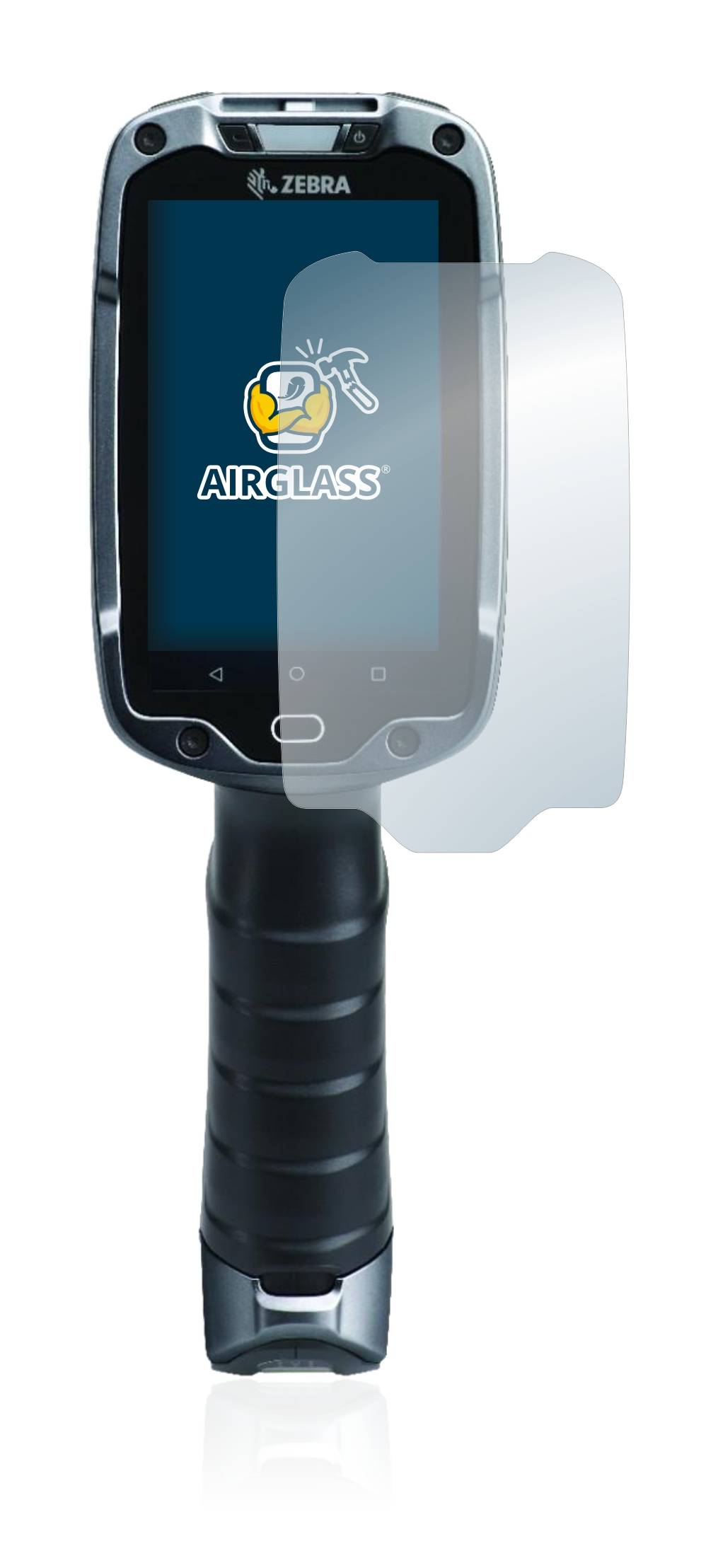 BROTECT AirGlass Flexible Schutz Glas Folie für Zebra TC8300 Klar Transparent
