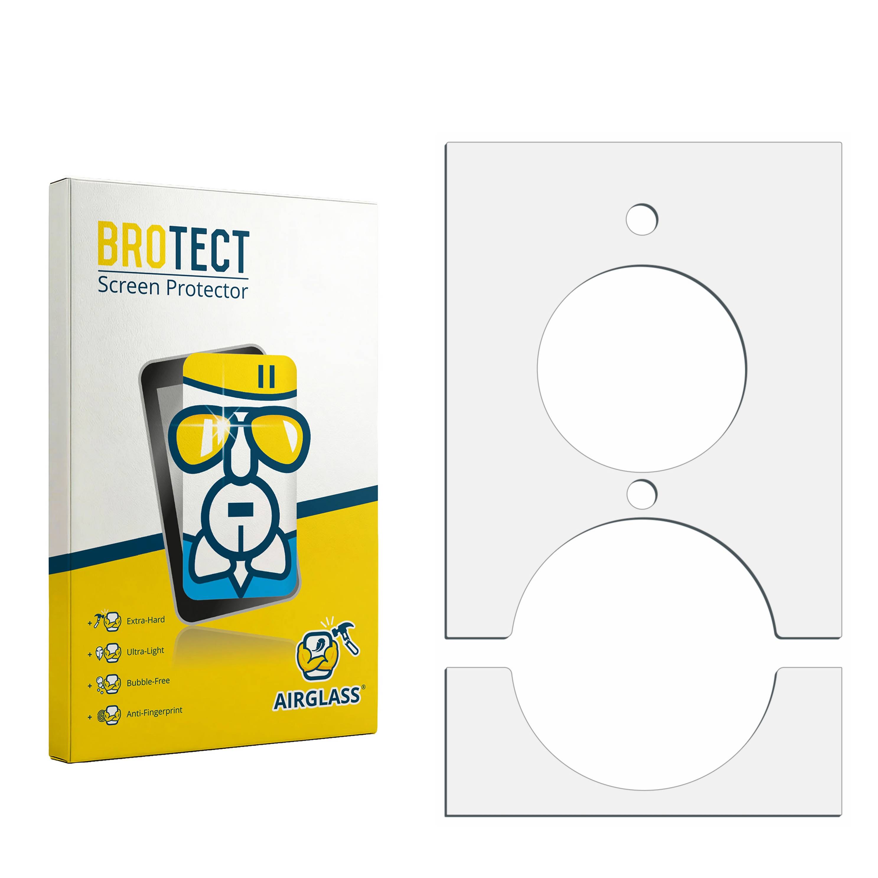 BROTECT AirGlass Flexible Schutz Glas Folie für Ring Video Doorbell Elite Klar Transparent