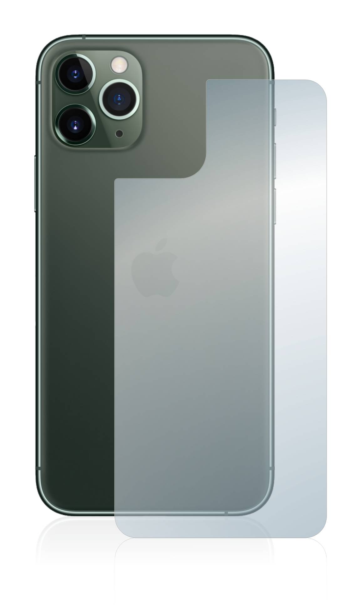 BROTECT AirGlass Flexible Schutz Glas Folie für Apple iPhone 11 Pro Max (Rückseite) Matt Entspiegelt