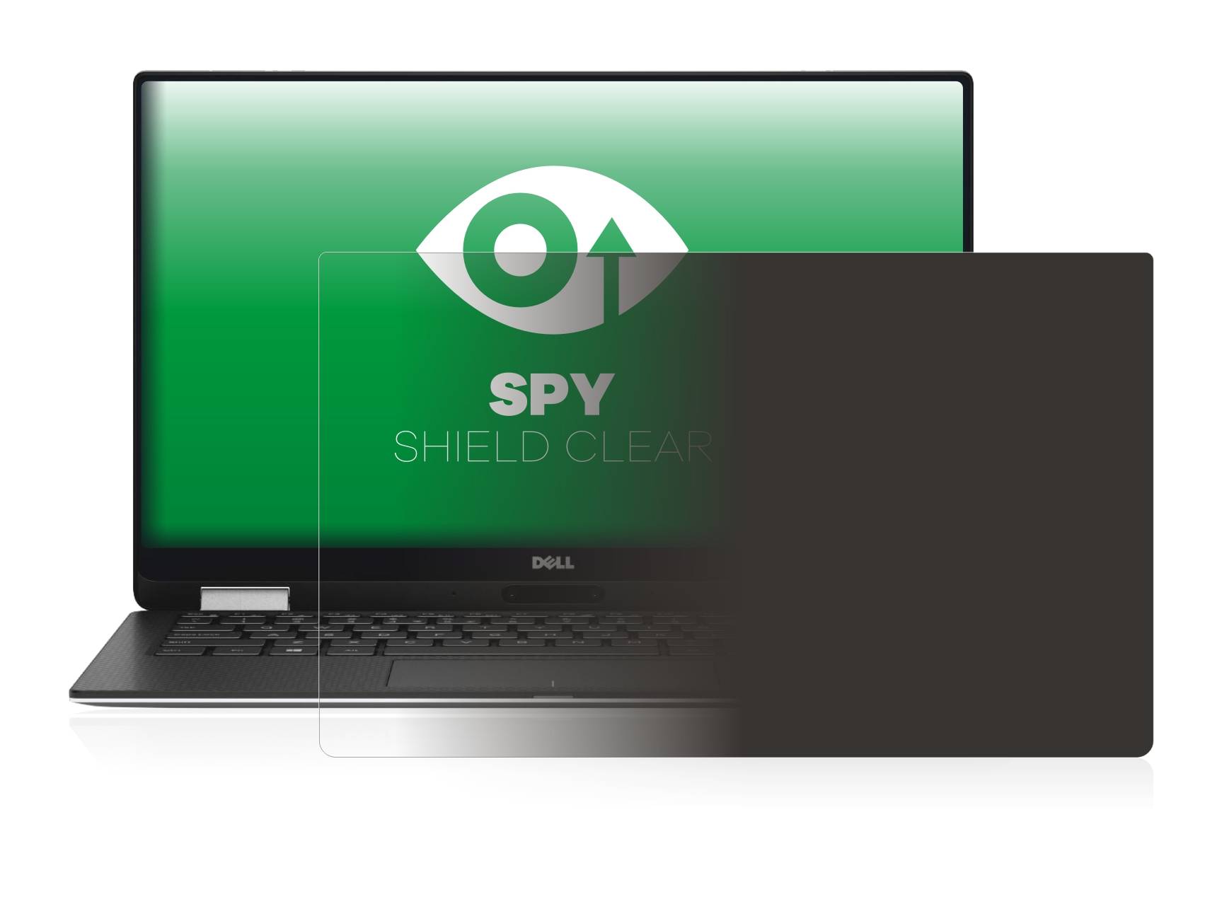 upscreen Spy Shield Clear Premium Blickschutzfolie für Dell XPS 13 9365