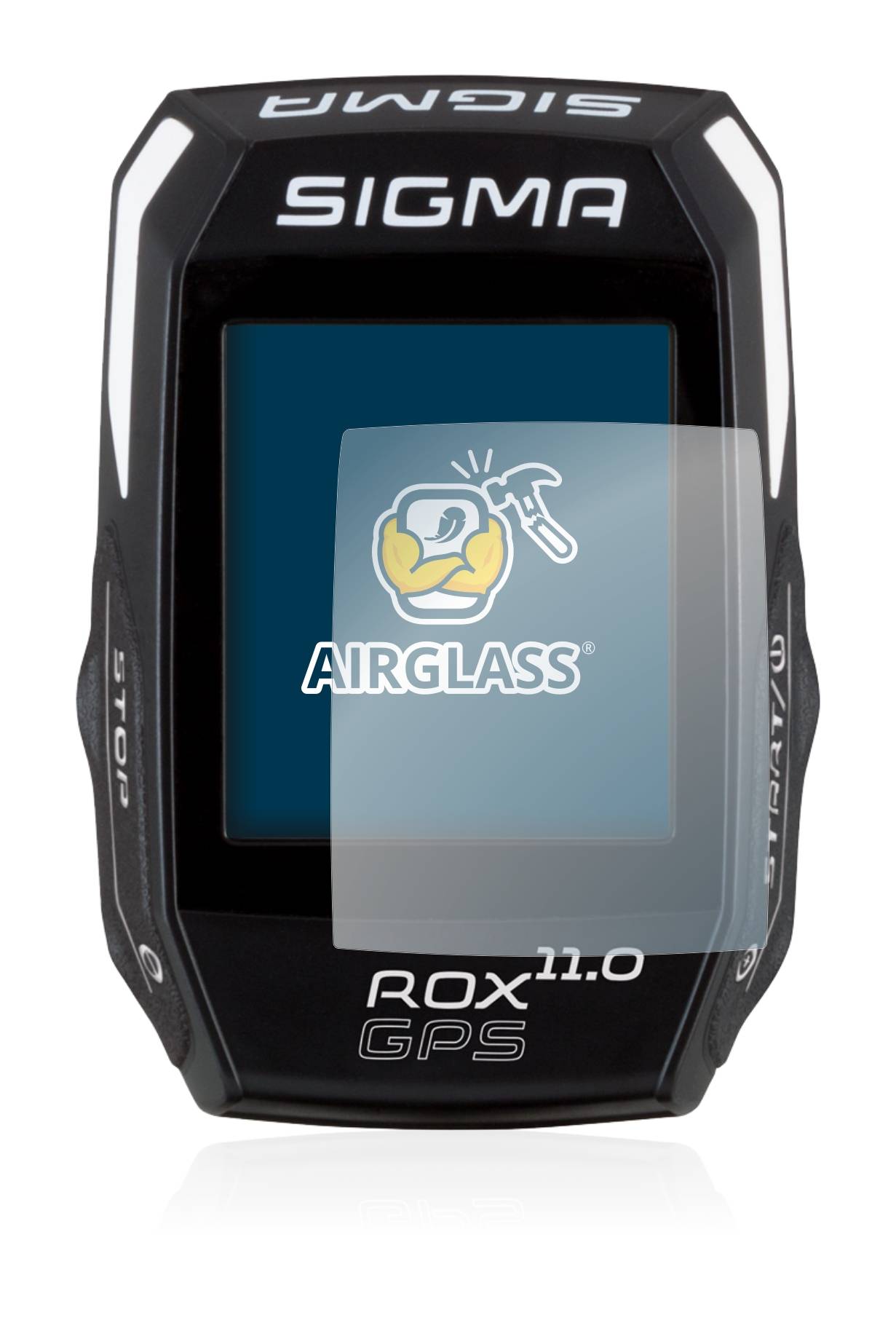 BROTECT AirGlass Schutzglas Folie für Sigma ROX GPS