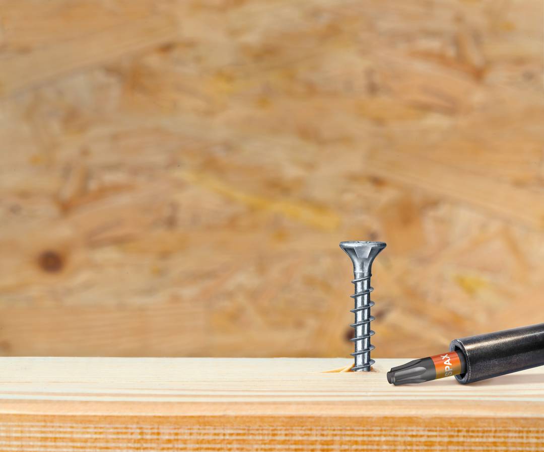 SPAX Universalschraube Holzschraube WIROX Vollgewinde Senkkopf T-STAR plus CUT4-Spitze 4,5 x 60mm - 500 Stück