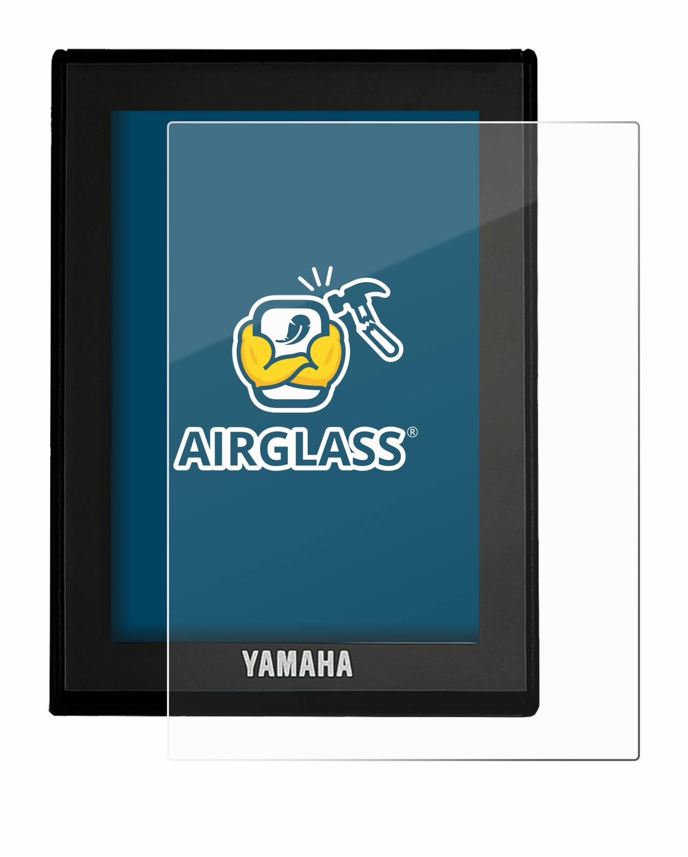 BROTECT AirGlass Schutzglas Folie für Yamaha LCD Display (E-Bike