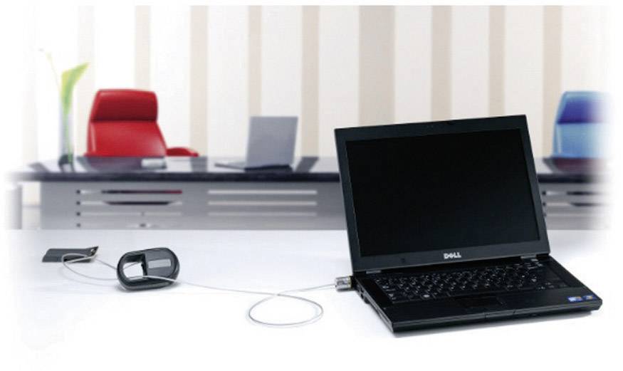Kensington Laptopschloss Schlüsselschloss Ausziehbar 120 cm K64538EU