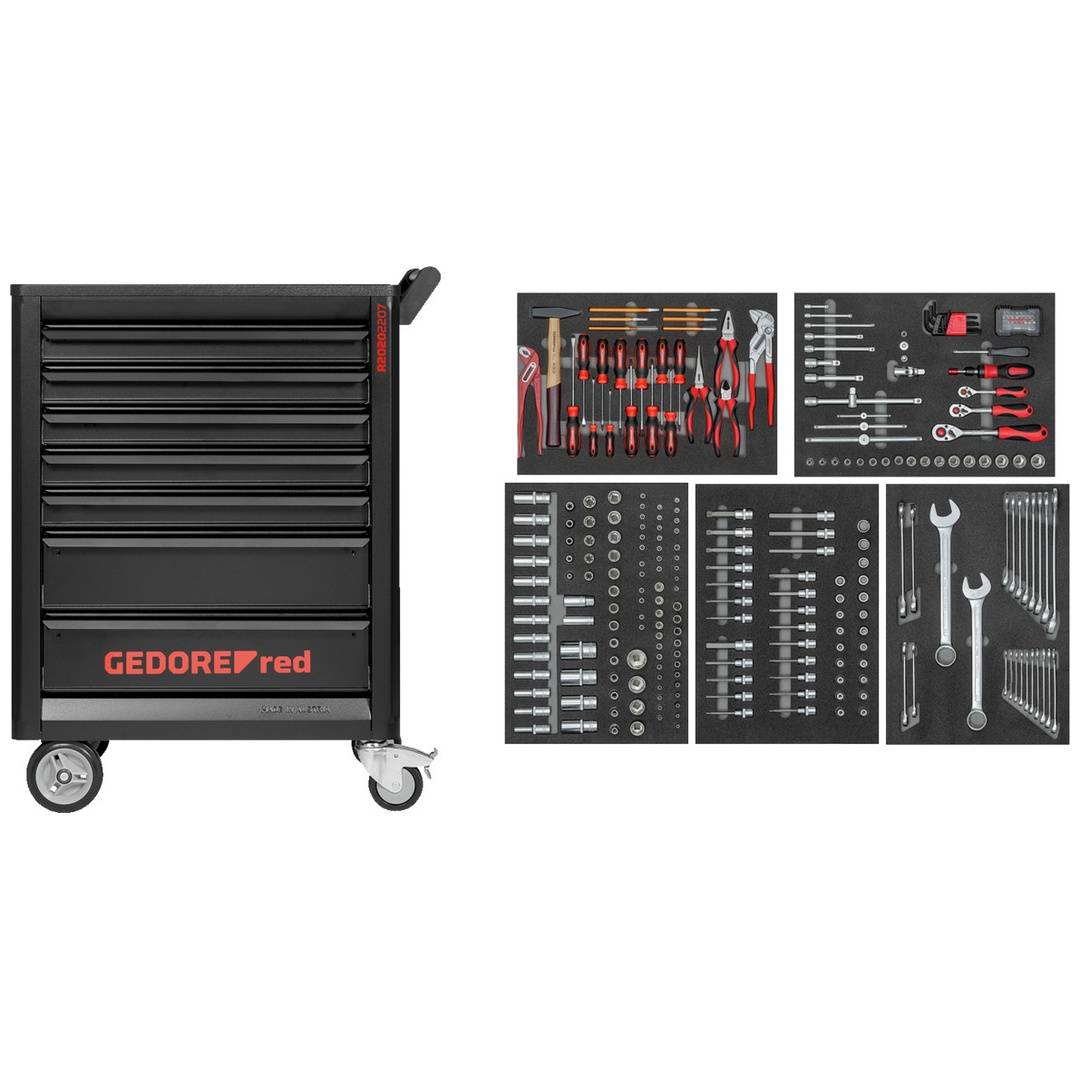 GEDORE 3301678 R22071005 Wkz.Satz i.Wks.Wagen GEDMaster 272-tlg Werkzeugsets/-s