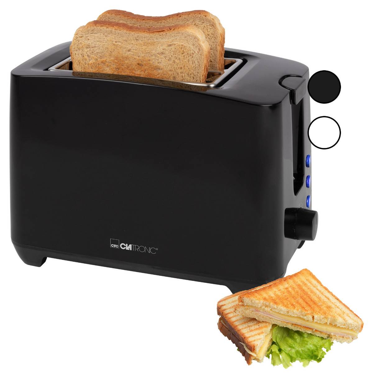 Clatronic Toaster TA 3801 schwarz