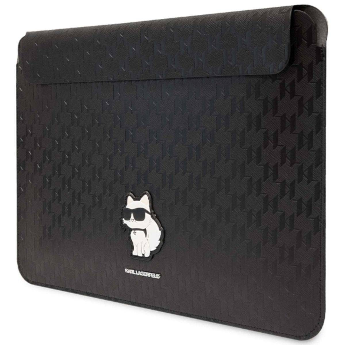 Karl Lagerfeld Universell Saffiano Monogram Choupette 14'' Schwarz