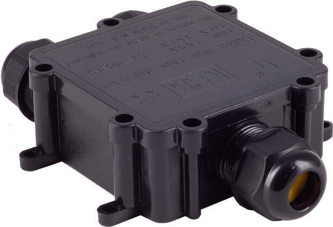 Outdoor Kabelverbinder Box, IP68, groß, 1x2