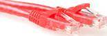 ACT IB2501 U/UTP CAT6A Patchkabel zahnlos rot - 1 Meter