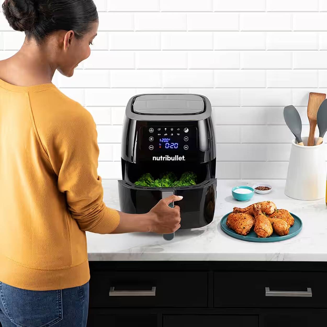 nutribullet XXL Digital Airfryer NBA071B Heißluftfritteuse