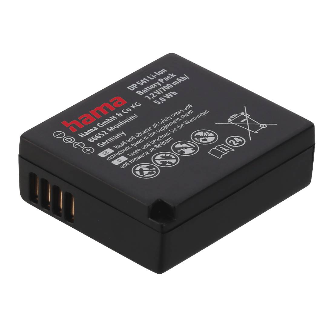 DP 541, Panasonic, 700 mAh, 7,2 V, Lithium-Ion (Li-Ion)