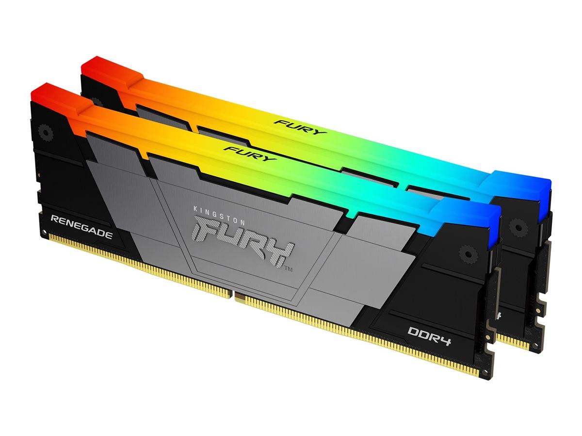 Kingston FURY Renegade RGB - DDR4 - Kit - 16 GB: 2 x 8 GBDIMM 288-PIN - 4266