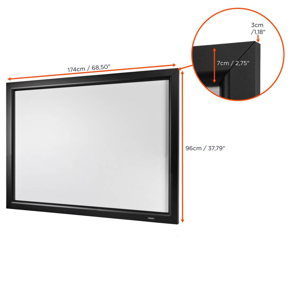 Celexon HomeCinema Frame 1090227 Rahmenleinwand