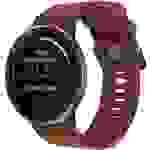Smartwatch Polar Ignite 3 Titanium, Größe S-L, schwarzes Gehäuse mit braunem Lederarmband (zusätzlich ist ein schwarzes