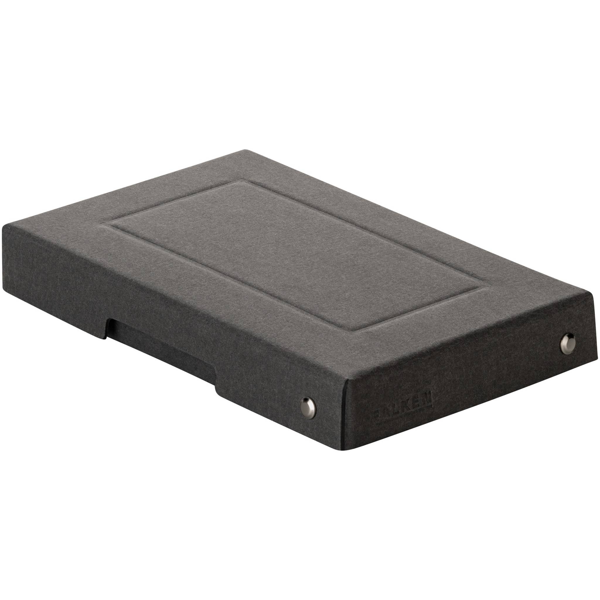 Falken 5x PURE Box Black DIN A6, Füllhöhe 25 mm schwarz - Schwarz - 22001728F