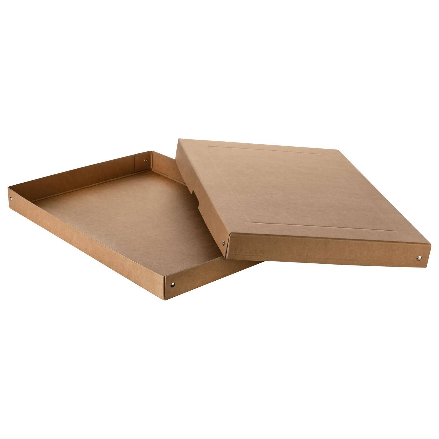 Falken 5x PURE Box Nature DIN A3, Füllhöhe 40 mm braun - Braun - 22001776F
