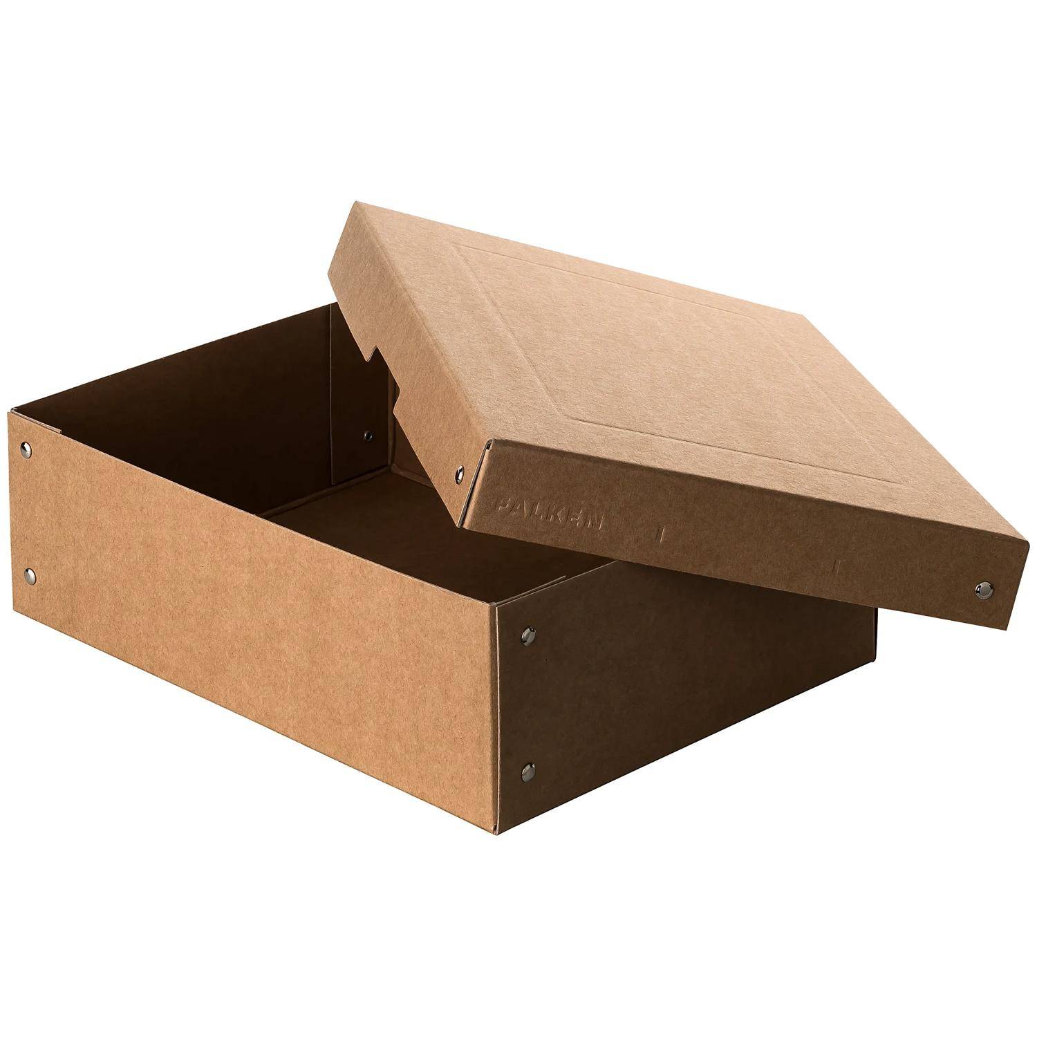 Falken 5x PURE Box Nature DIN A4, Füllhöhe 100 mm braun - Braun - 22001800F