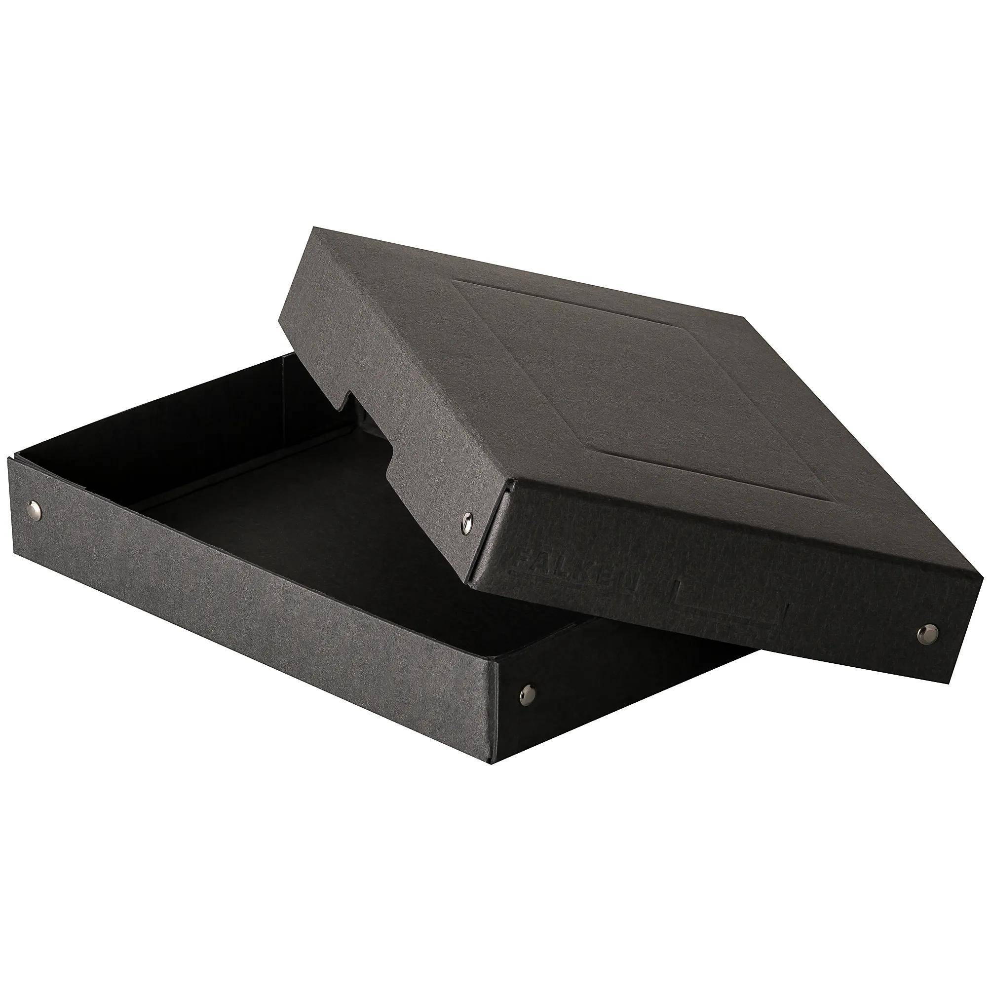 Falken 5x PURE Box Black DIN A5, Füllhöhe 40 mm schwarz - Schwarz - 22001712F