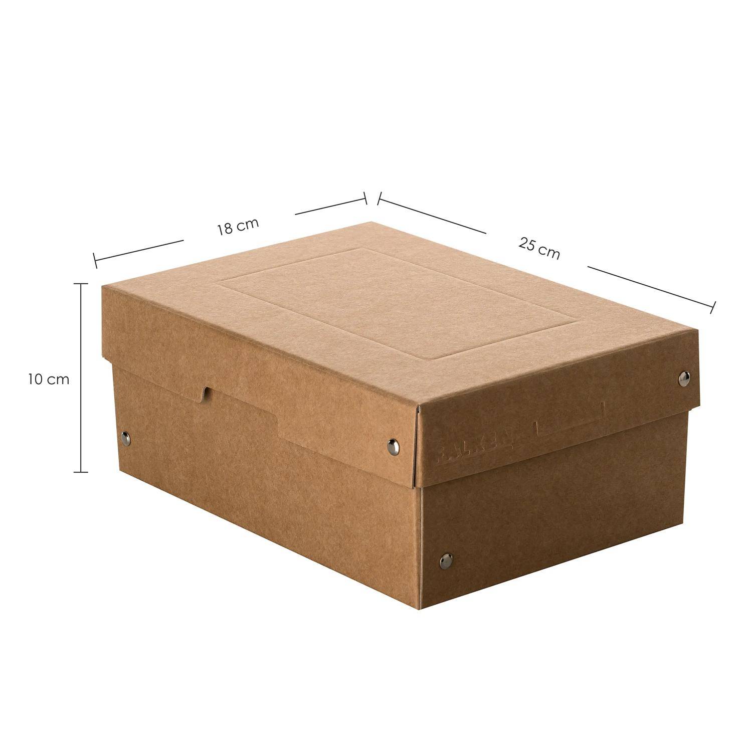 Falken 5x PURE Box Nature DIN A5, Füllhöhe 100 mm braun - Braun - 22001816F