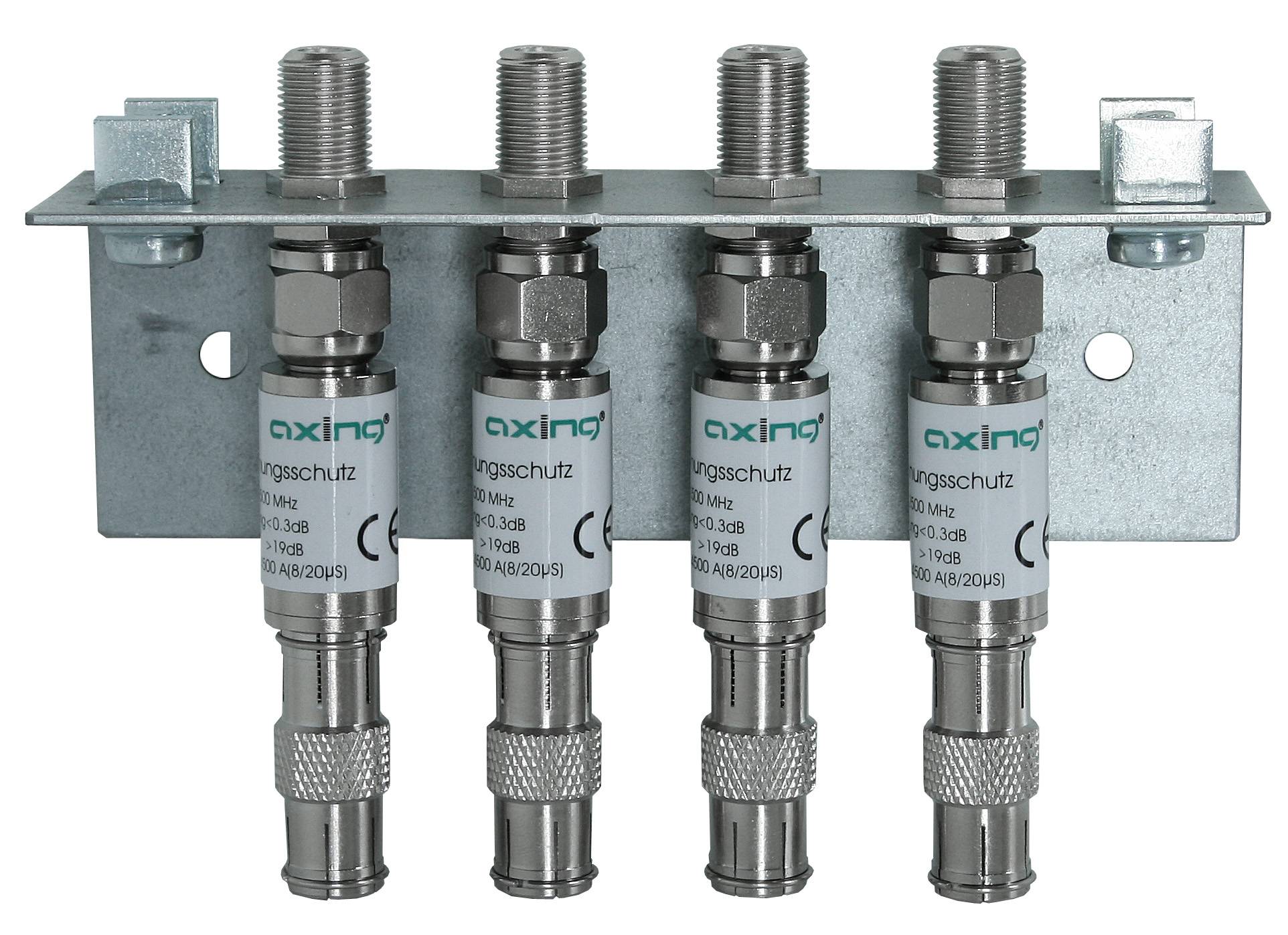 AXING AG N Erdungswinkel QEW 4-20 4fach Überspannungsschutz f S