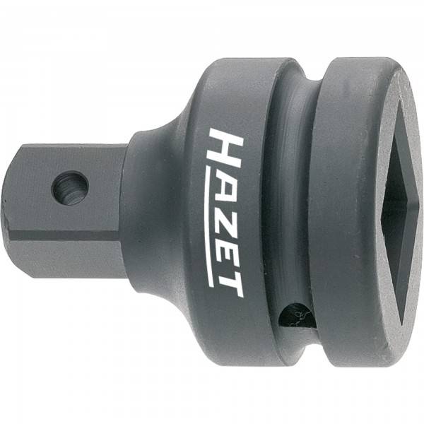 HAZET Reduzierstück 1107S ∙ Vierkant hohl 25 mm (1 Zoll) ∙ Vierkant massiv 20 mm (3/4 Zoll)