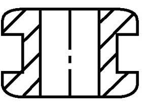 HT 633-02040 - Kabeldurchführung O12.0 mm schwarz