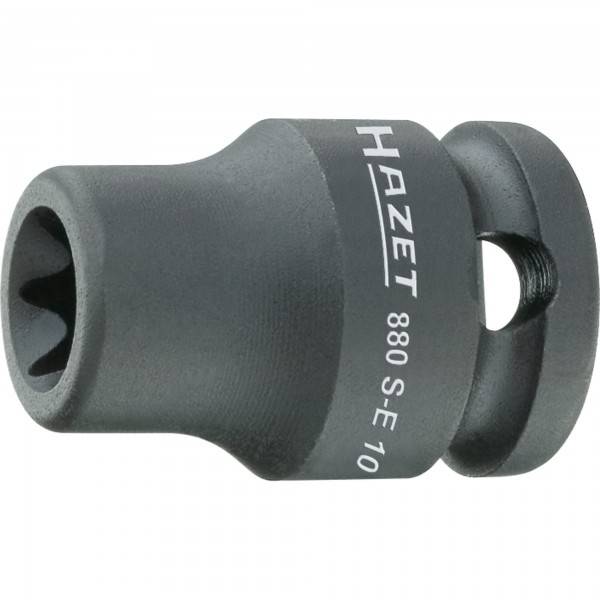 HAZET Schlag-, Maschinenschrauber Steckschlüsseleinsatz ∙ TORX® 880S-E12 ∙ Vierkant hohl 10 mm (3/8 Zoll) ∙ Außen TORX®