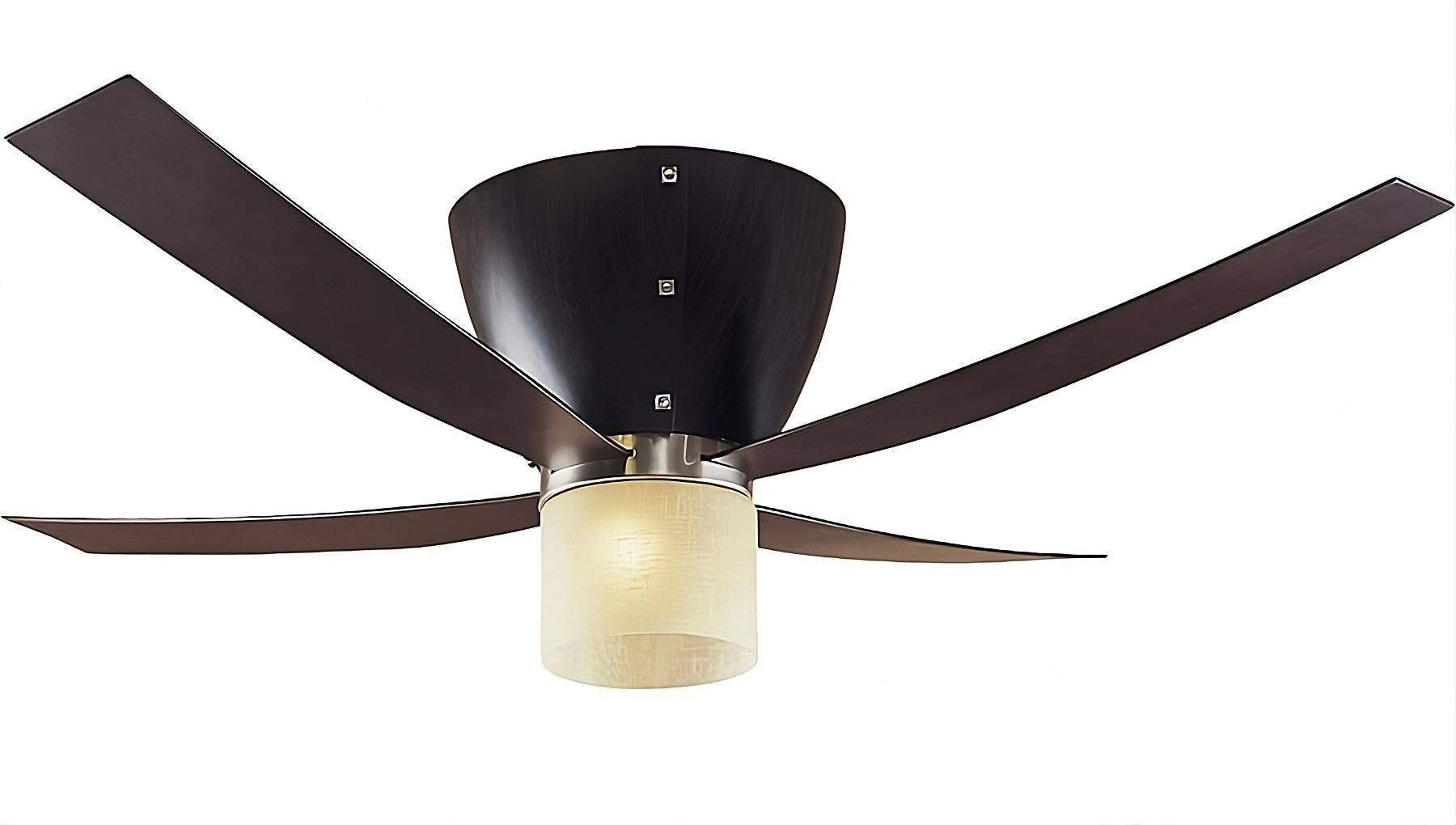 Deckenventilator Valhalla Buche Dunkel mit Licht