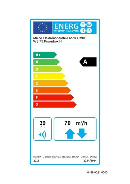 Maico Ventilatoren WS 75 Powerbox H Lüftungsgerät